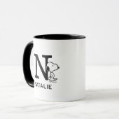 Peanuts | Snoopy Naam & Monogram N Mok (Voorkant links)