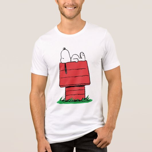Peanuts | Snoopy Napping Tri-Blend Shirt (Voorkant)