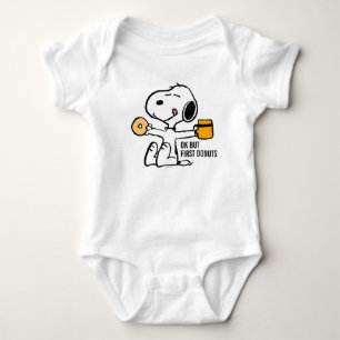 Peanuts Snoopy OK Maar eerste koffie Romper