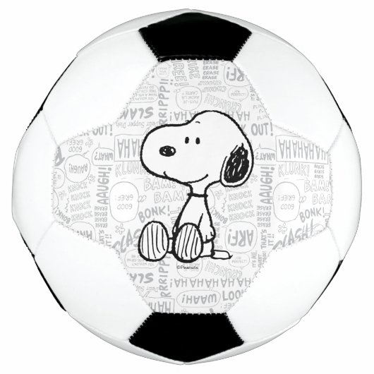 PEANUTS | Snoopy on Black White Comics (Devant)