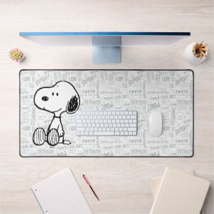 PEANUTS   Snoopy on Black White Comics
