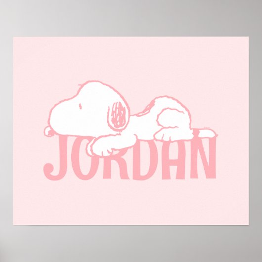 Peanuts | Snoopy Pastel Poster (Voorkant)