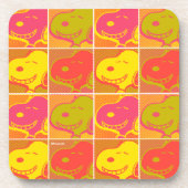 Peanuts | Snoopy Pop Art Pattern Bier Onderzetter (Voorkant)