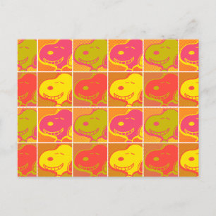 Peanuts   Snoopy Pop Art Pattern Briefkaart
