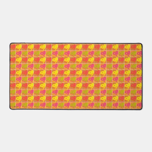 Peanuts | Snoopy Pop Art Pattern Bureaumat (Voorkant)
