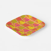 Peanuts | Snoopy Pop Art Pattern Papieren Bordje (Gebogen)