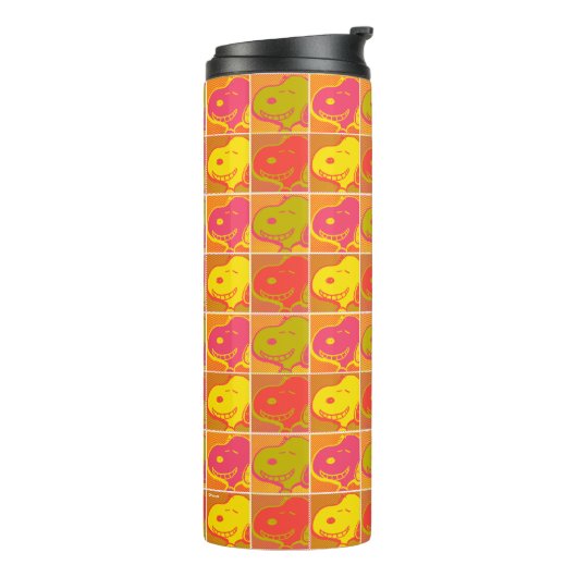 Peanuts | Snoopy Pop Art Pattern Thermosbeker (Gedraaid links)