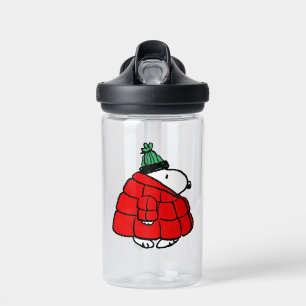 Peanuts   Snoopy Puffy Rood Winter Jas Waterfles
