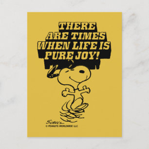 Peanuts   Snoopy Pure Joy Briefkaart