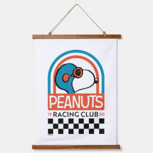 Peanuts   Snoopy Racing Club Hangend Wandkleed