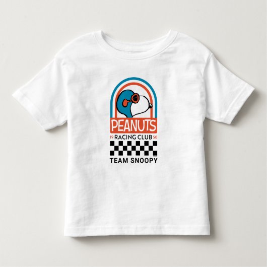 Peanuts | Snoopy Racing Club Kinder Shirts (Voorkant)