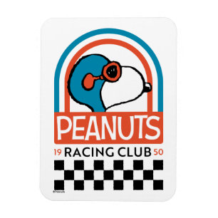 Peanuts Snoopy Racing Club Magneet