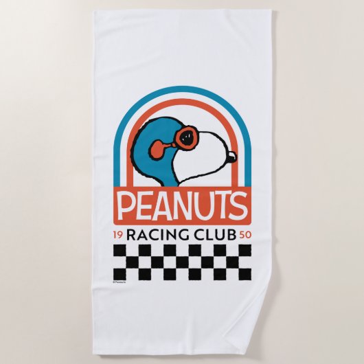 Peanuts | Snoopy Racing Club Strandlaken (Voorkant)