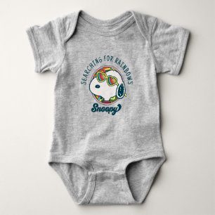 Peanuts Snoopy Rainbow Heart Zonnebril Romper