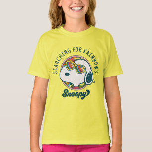 Peanuts Snoopy Rainbow Heart Zonnebril T-shirt