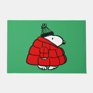 Peanuts   Snoopy Red Puffer Jacket Deurmat
