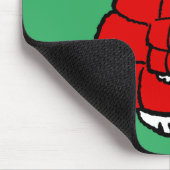 Peanuts | Snoopy Red Puffer Jacket Muismat (Hoek)