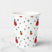 Peanuts | Snoopy Red Puffer Jacket Papieren Bekers (Rechts)