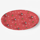 Peanuts | Snoopy Red Puffer Jacket Papieren Bordje (Gekanteld)