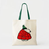 Peanuts | Snoopy Red Puffer Jacket Tote Bag (Voorkant)