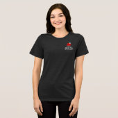 Peanuts | Snoopy Red Puffer Jacket Tri-Blend Shirt (Voorkant volledig)
