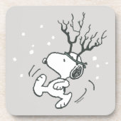 Peanuts | Snoopy Rendier Bier Onderzetter (Voorkant)