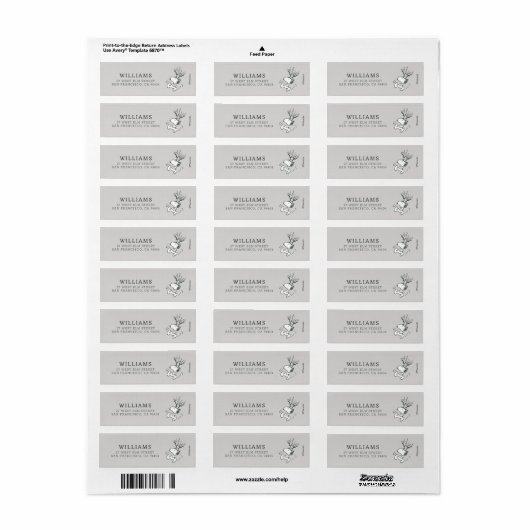 Peanuts | Snoopy Rendier Etiket (Full Sheet)