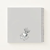 Peanuts | Snoopy Rendier Notitieboek (Achterkant)
