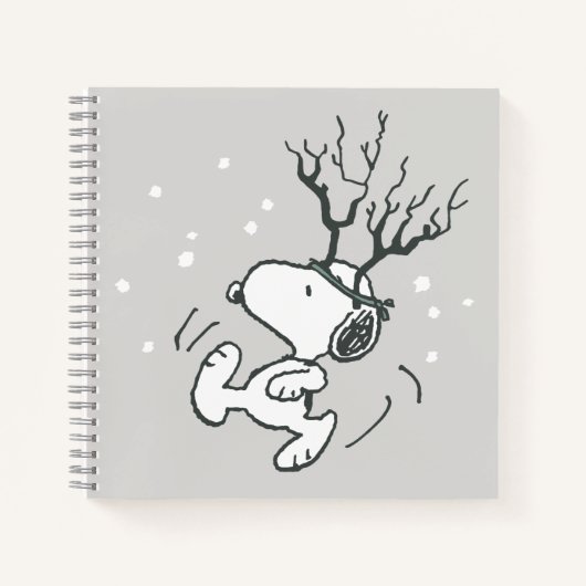 Peanuts | Snoopy Rendier Notitieboek (Voorkant)