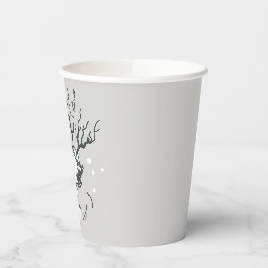 Peanuts | Snoopy Rendier Papieren Bekers (Links)