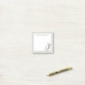 Peanuts | Snoopy Rendier Post-it® Notes (Op bureau)