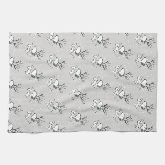 Peanuts | Snoopy Rendier Theedoek (Horizontaal)