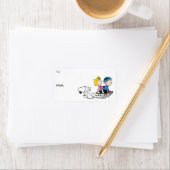 Peanuts | Snoopy, Sally & Linus Sled Gift Label (Insitu)