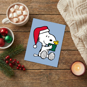 Peanuts   Snoopy Santa & Woodstock Gift Briefkaart