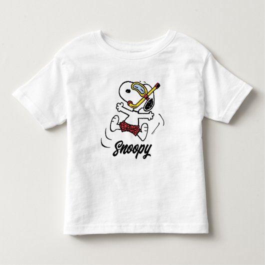 Peanuts | Snoopy Scuba Diver Kinder Shirts (Voorkant)