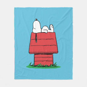 Peanuts Snoopy Slaapt Fleece Deken