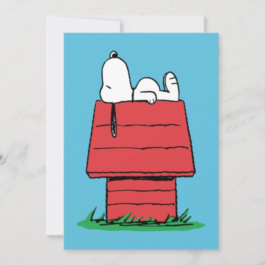 Peanuts | Snoopy Slaapt Kaart (Voorkant)