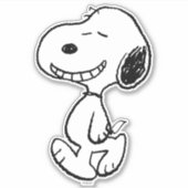 Peanuts | Snoopy Smile Sticker (Voorkant)