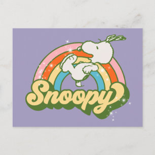 Peanuts   Snoopy Sparkle Rainbow Briefkaart