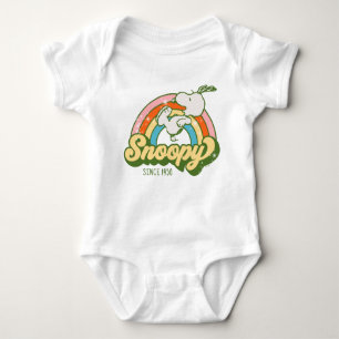 Peanuts Snoopy Sparkle Rainbow Romper
