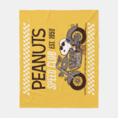 Peanuts | Snoopy Speed Club Fleece Deken (Voorkant)