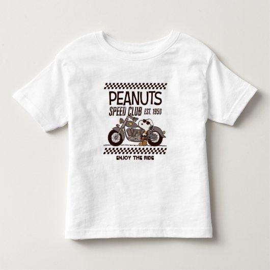 Peanuts | Snoopy Speed Club Kinder Shirts (Voorkant)