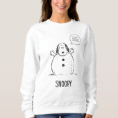 Peanuts | Snoopy Spelen Sneeuwman Trui (Voorkant)