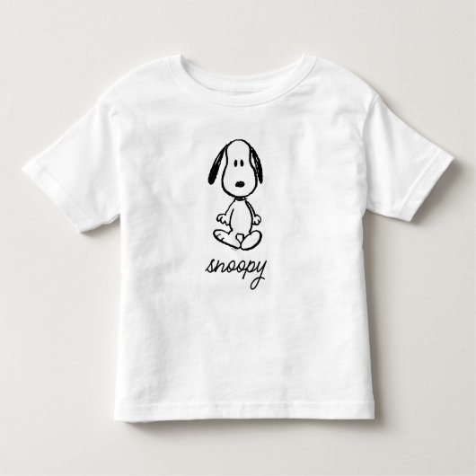 Peanuts | Snoopy staand hoog Kinder Shirts (Voorkant)