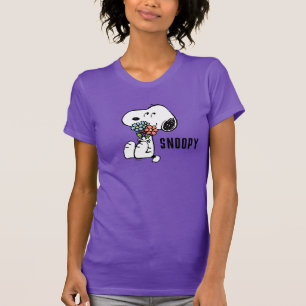 Peanuts   Snoopy Stop & Ruik de bloemen T-shirt