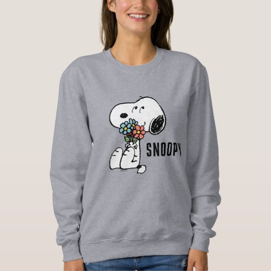 Peanuts | Snoopy Stop & Ruik de bloemen Trui (Voorkant)