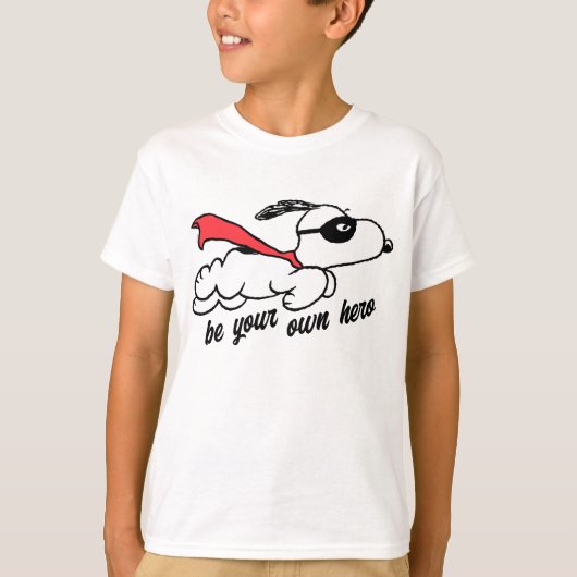 Peanuts | Snoopy Super Hero T-shirt (Voorkant)