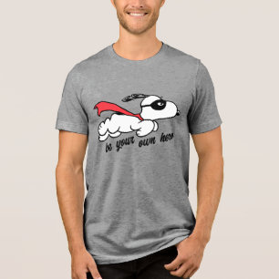 Peanuts   Snoopy Super Hero Tri-Blend Shirt