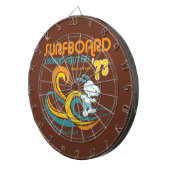 Peanuts | Snoopy Surfboard wedstrijd Dartbord (Voorkant Rechts)