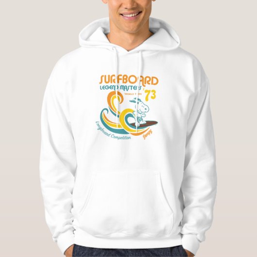 Peanuts | Snoopy Surfboard wedstrijd Hoodie (Voorkant)